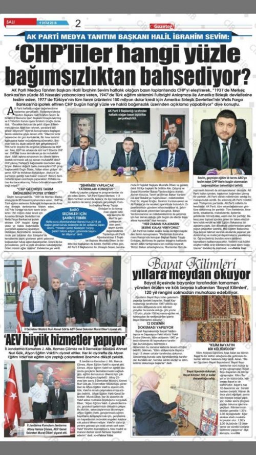 AFYON EĞİTİM VAKFI ÜLKEMİZE HİZMET EDİYOR