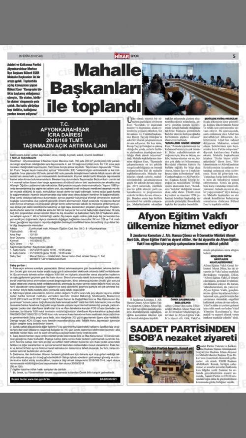 AFYON EĞİTİM VAKFI ÜLKEMİZE HİZMET EDİYOR